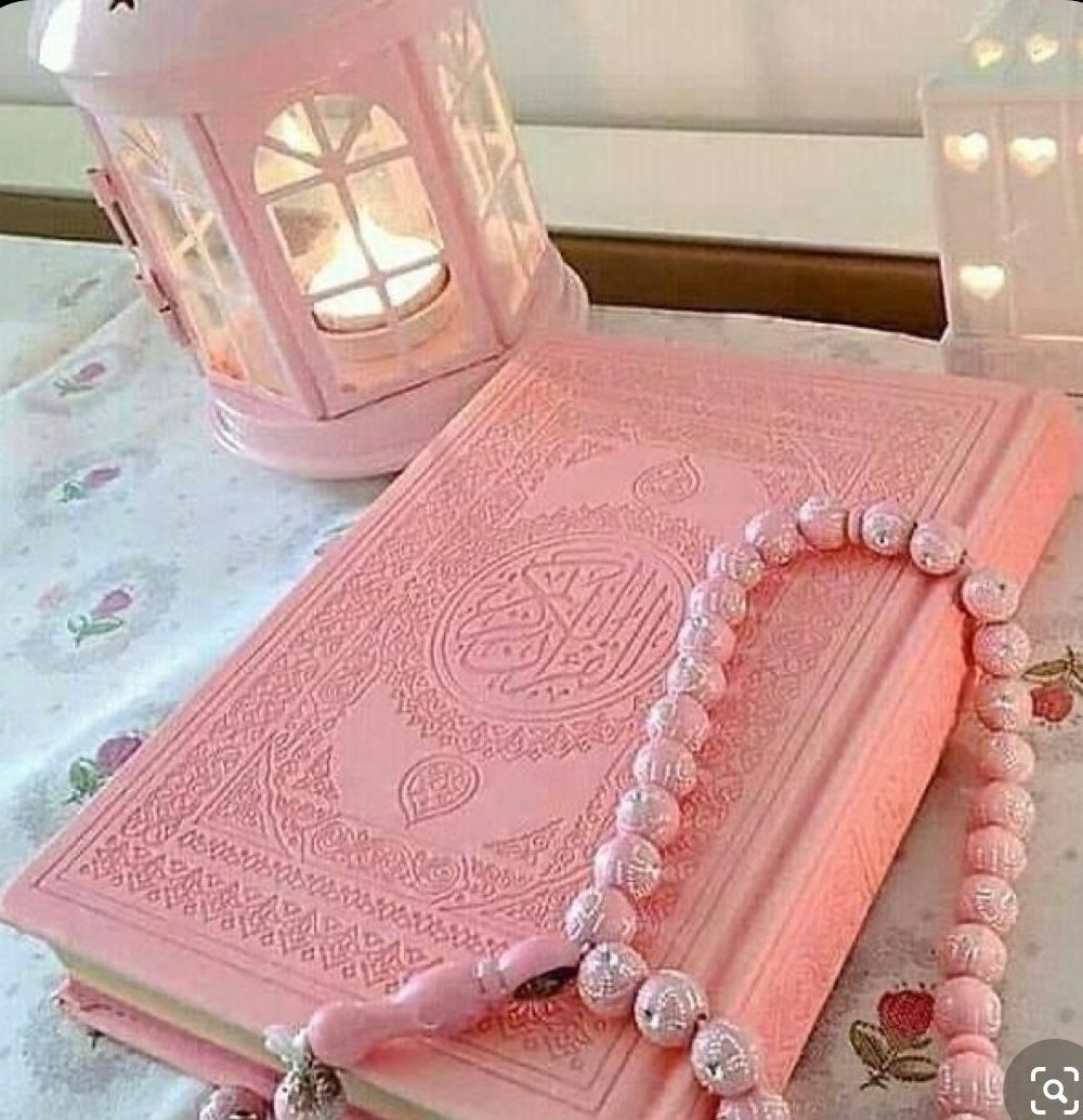Coran & tasbih rose