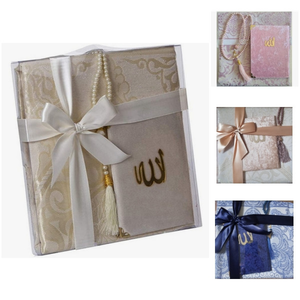 coffret-cadeau-coran-tapis-tasbih Coffret Premium Doré