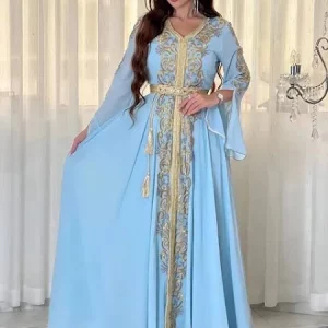 Caftan blu