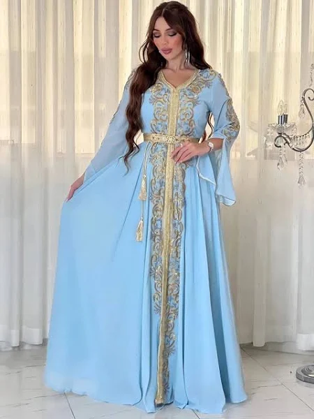 Caftan blu